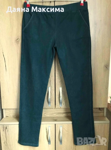 Дънки FLORA с ластичен колан✅ намаление 15 лв - Л размер, снимка 2 - Дънки - 52656238