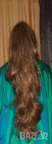 Дълга опашка-перука- 72 см-в пепеляво русо, снимка 5 - Аксесоари за коса - 31936745