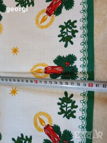Коледна покривка 40х80см   10/3, снимка 4 - Покривки за маси - 38778419