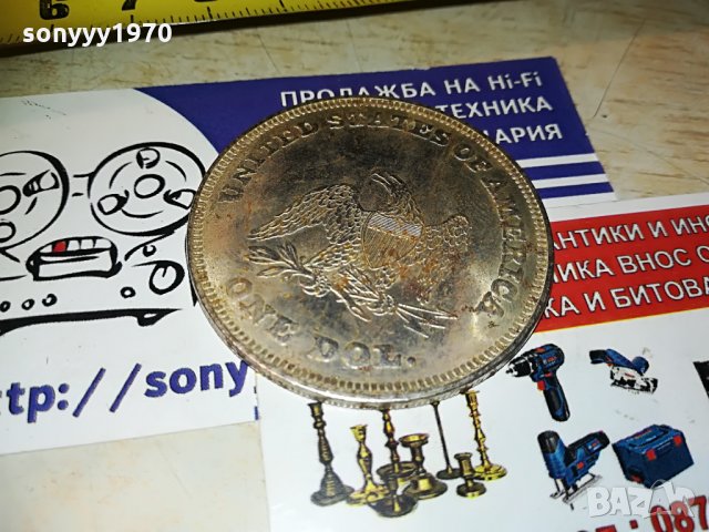 долар 1бр-1878, снимка 3 - Колекции - 29122721