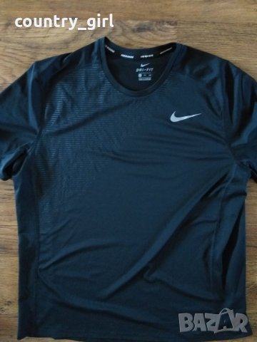 Nike Dry Miler Running Top - страхотна мъжка тениска КАТО НОВА, снимка 7 - Тениски - 30103602
