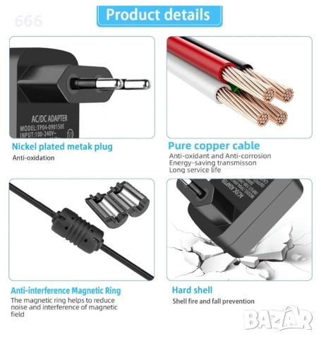 Универсален адаптер за променлив/постоянен ток 24V, снимка 4 - Друга електроника - 53285014