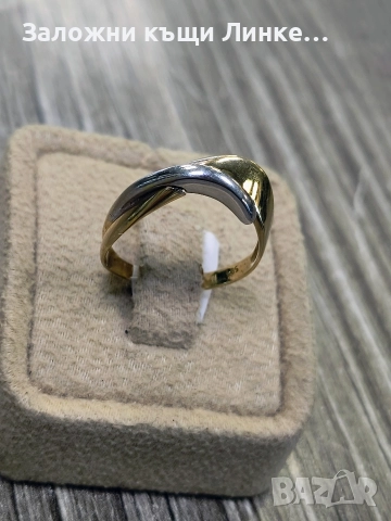 Златен Пръстен 2.55гр / 14К, снимка 5 - Пръстени - 52750102