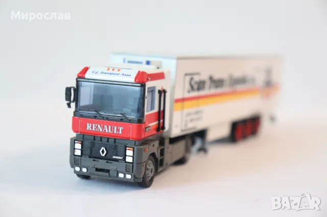 AMW 1:87 H0 RENAULT MAGNUM КАМИОН ТИР МОДЕЛ КОЛИЧКА, снимка 3 - Колекции - 50163350