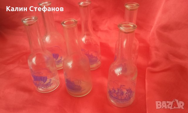 Юзчета от едно време, 100 мл с кораби печат 2 бр, снимка 4 - Антикварни и старинни предмети - 32134713