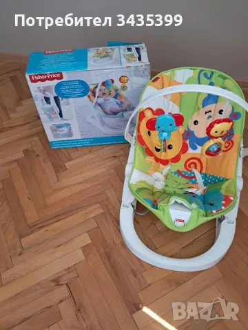 Бебешки шезлонг, снимка 3 - Детски шезлонги - 56395939