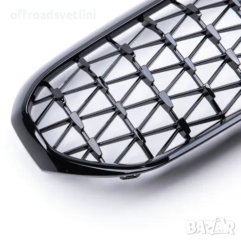 Бъбреци решетки Diamond style черен лак за BMW Серия 5 G30 G38 2020, снимка 3 - Аксесоари и консумативи - 48377157
