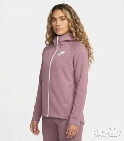 Nike Tech Fleece Windrunner - Оригинално дамско горнище размер M, снимка 2 - Спортни екипи - 53927187