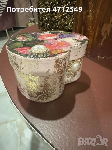 Кутийка във формата на сърце., снимка 3 - Декорация за дома - 53145457