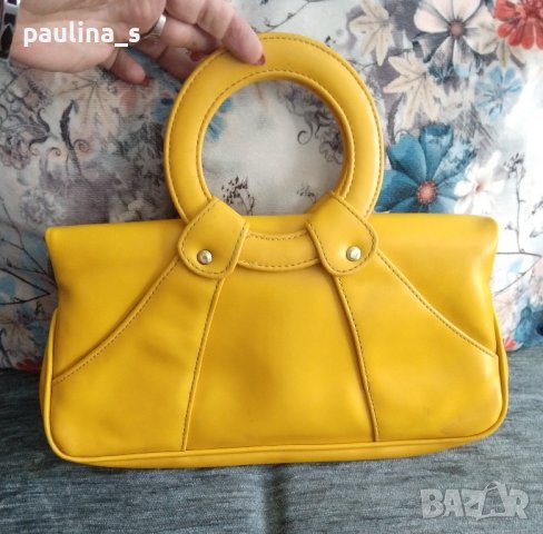 Уникална винтидж чанта / жълта чанта , снимка 2 - Чанти - 42603958