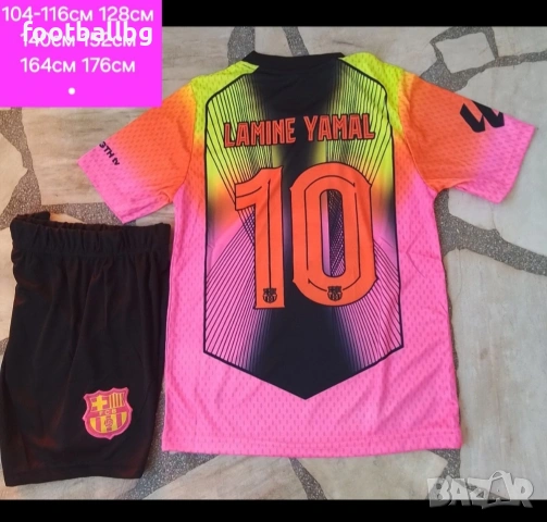 LAMINE YAMAL 10 ❤️⚽️ детско юношески футболни екипи НОВО сезон 2025-26 година , снимка 7 - Футбол - 44796311