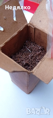 9000 бр гвоздеи,пирони,нови,1930г, снимка 5 - Антикварни и старинни предмети - 44557547