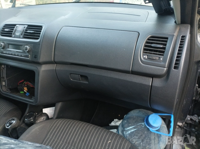 Арматурно табло с еърбеци Шкода фабия 2 , снимка 4 - Части - 51460161