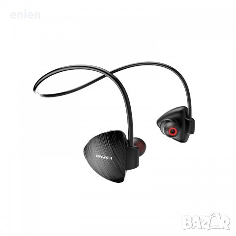 AWEI A847BL Безжични Bluetooth слушалки за спорт с микрофон, снимка 2 - Безжични слушалки - 39212106