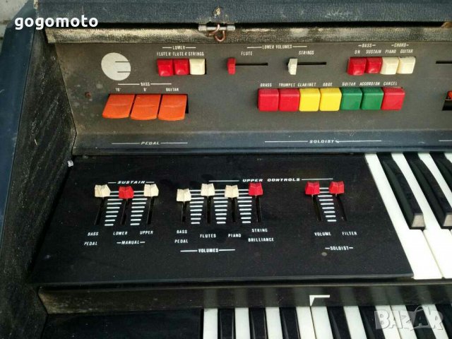 клавир, орган, пиано стар, ретро, винтидж професионален електронен синтезатор орган WILGA, ел. орган, снимка 16 - Пиана - 30150553