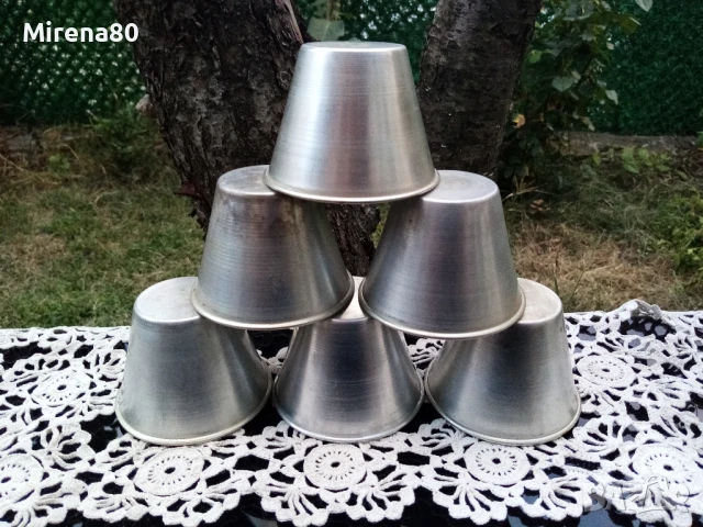 Щолички от соца за крем карамел - 6 бр.