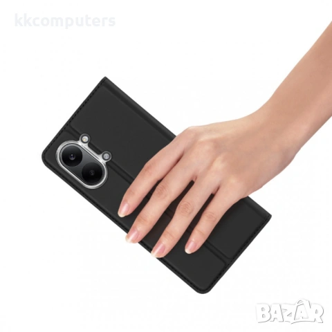 DUX DUCIS Skin Pro Кожен Калъф за Xiaomi Redmi Turbo 5 Max 5G - Слот за карта, Стойка, Скрит магнит,, снимка 7 - Калъфи, кейсове - 54344301