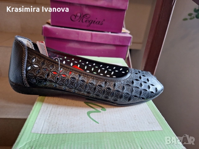 нови обувки Мегияс естествена кожа , снимка 2 - Дамски ежедневни обувки - 54209132