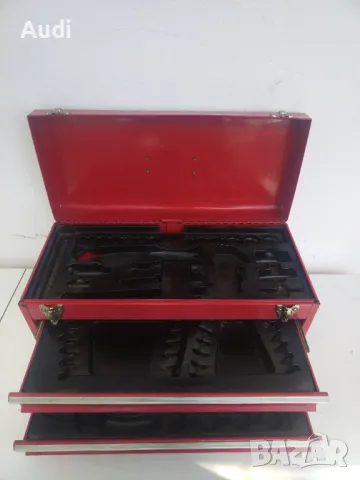 Кутия за инструменти с 2 чекмеджета. За съхранение на инструменти. Горен отваряем капак, оборудвана , снимка 9 - Куфари с инструменти - 50114171