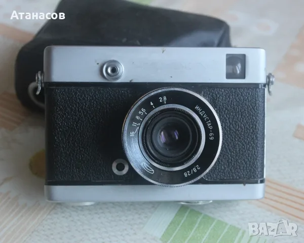 „Индустар 69“ 28/2.8 + фотоапарат " Чайка", снимка 4 - Фотоапарати - 54021965