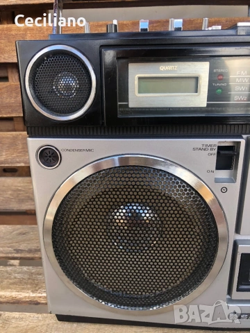 SANYO M9990K-(Japan)-работещ радиокасетофон., снимка 2 - Радиокасетофони, транзистори - 54081736