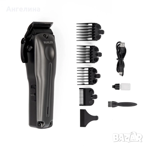 Машинка за подстригване Muhler MCL-05P, 5W акумулаторна USB-C, професионална, снимка 2 - Машинки за подстригване - 52983255