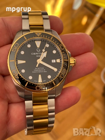 ПРОДАВАМ часовник Certina, DS Action Diver, Powermatic 80, wristwatch, 43 mm., снимка 13 - Мъжки - 53936181