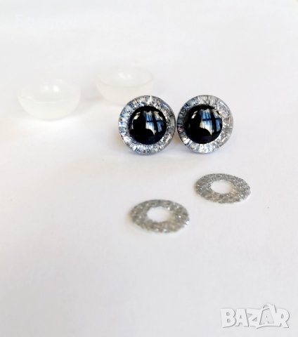 3D 14мм безопасни очички за плетени играчки, амигуруми , снимка 9 - Други - 35429043