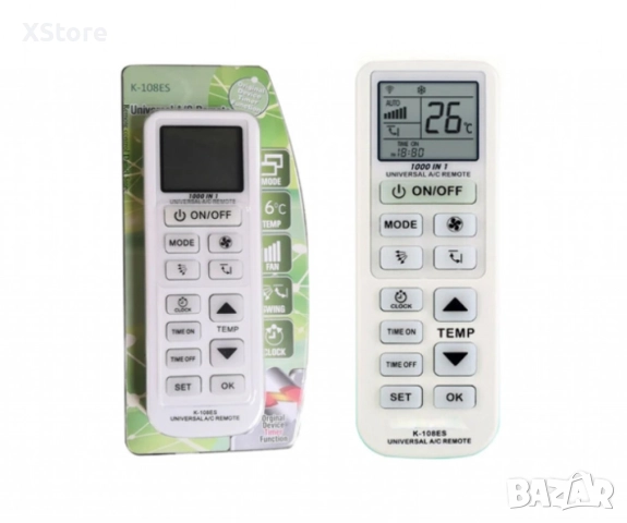Универсално дистанционно управление за климатици AC 108, снимка 3 - Други стоки за дома - 52588829