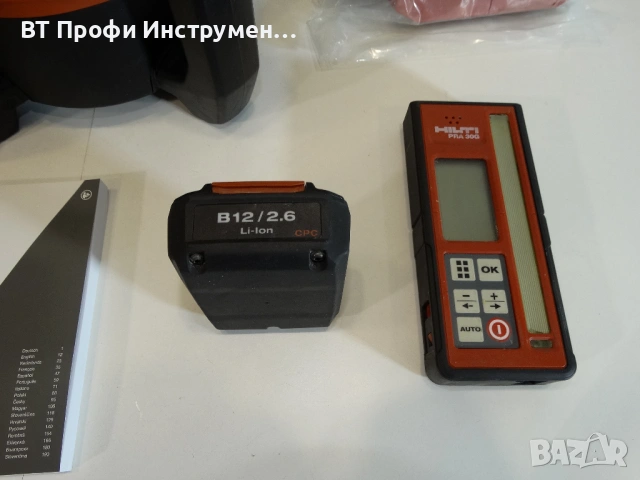 Hilti PR 30 HVSG A12 - Ротационен лазерен нивелир със зелен лъч, снимка 9 - Измервателни инструменти - 54349306
