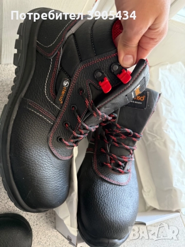Работни обувки/ естествена кожа 43, снимка 4 - Други - 52304633