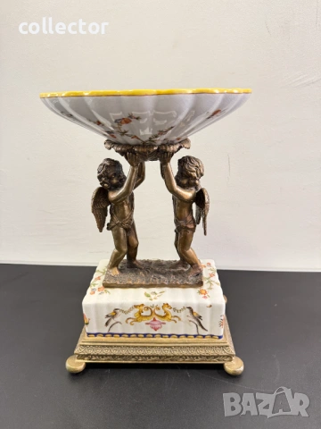 Автентична порцеланова жардениера Wong Lee 1895г №8134