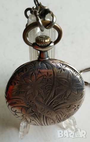 Сребърен джобен часовник Омега, снимка 7 - Джобни - 42344298