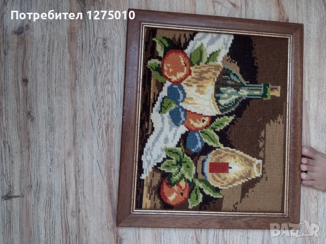 Два бр. Гоблен молещи ръце , снимка 5 - Гоблени - 51159244