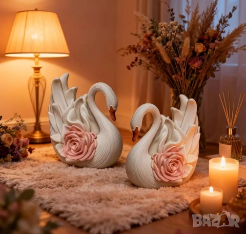 Молд лебед с роза, снимка 11 - Форми - 53059355