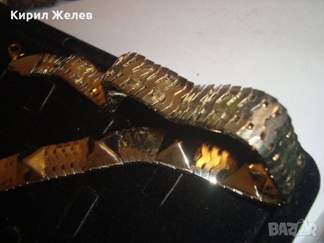 ЗЛАТИСТО СТИЛНО КОЛИЕ 75091, снимка 4 - Колиета, медальони, синджири - 30637547