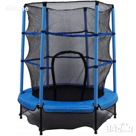 Мини батут с мрежа за безопасност – Компактен и забавен избор за деца, снимка 9 - Други стоки за дома - 53059900