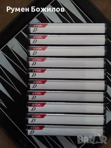 10 много запазени и чисти касети TDK D със записи
