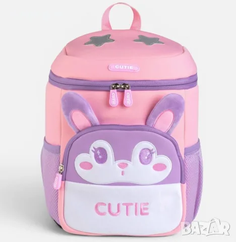Детска анатомична раница от неопрен със зайче „Cutie“, снимка 2 - Раници - 55902809