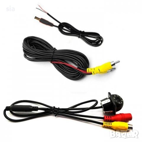 Камера за кола, за задно виждане, 8 LED диода, 12V, , снимка 3 - Аксесоари и консумативи - 37079578