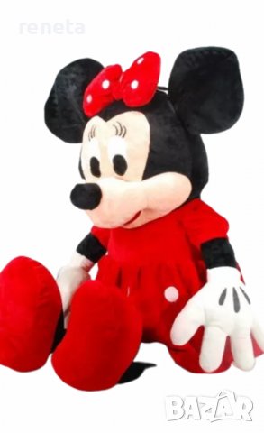 Играчка Minnie and Mickey - Disney, Плюшена, Червена рокля, 30 см, снимка 3 - Плюшени играчки - 37092896