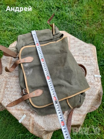 Стара брезентова раница #20, снимка 3 - Други ценни предмети - 40679303