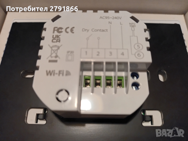 Smart Home wifi Thermostat Умен термостат с LCD, снимка 3 - Друга електроника - 44668038
