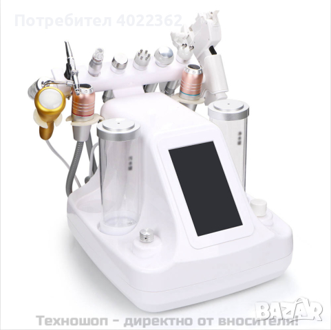 Апарат 11в1 за водно дермабразио, биолифтинг, RF, ултразвук, криотерапия - TS1542, снимка 6 - Козметични уреди - 44666938