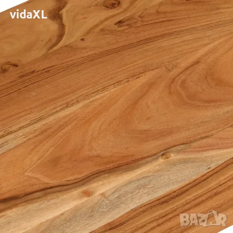 vidaXL Плот за бюро, 140x50x2,5 см, правоъгълен, масивно дърво акация, снимка 6 - Бюра - 56147330