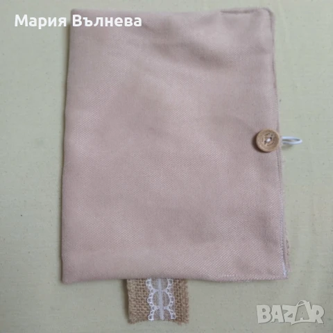 Подвързия за книга от плат и разделители 