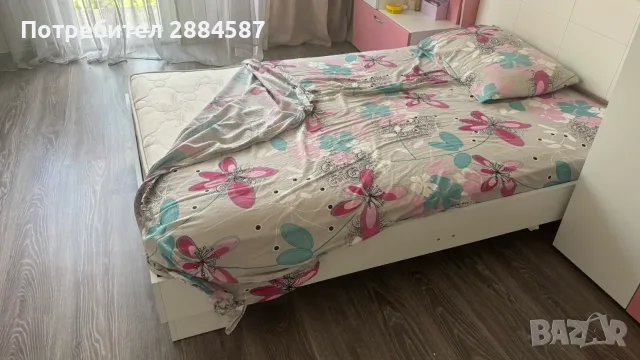 Комплект детска спалня с бюро , снимка 3 - Мебели за детската стая - 56075166