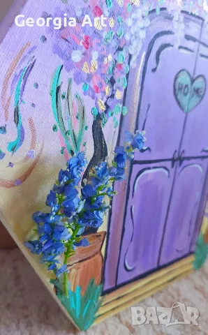 Картина 🏡 Врата към дома🪻, снимка 2 - Картини - 48916614