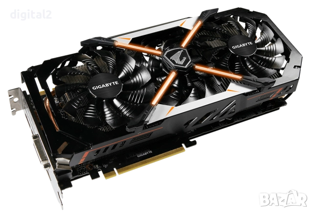 Видеокарта GTX 1080 8G AORUS GeForce Gigabyte GDDR5x 12м. Гаранция
