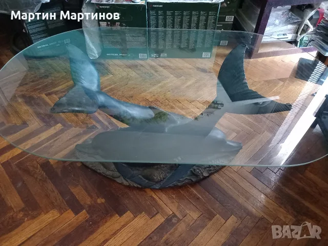Стъклена Холна Маса, снимка 2 - Маси - 56462284